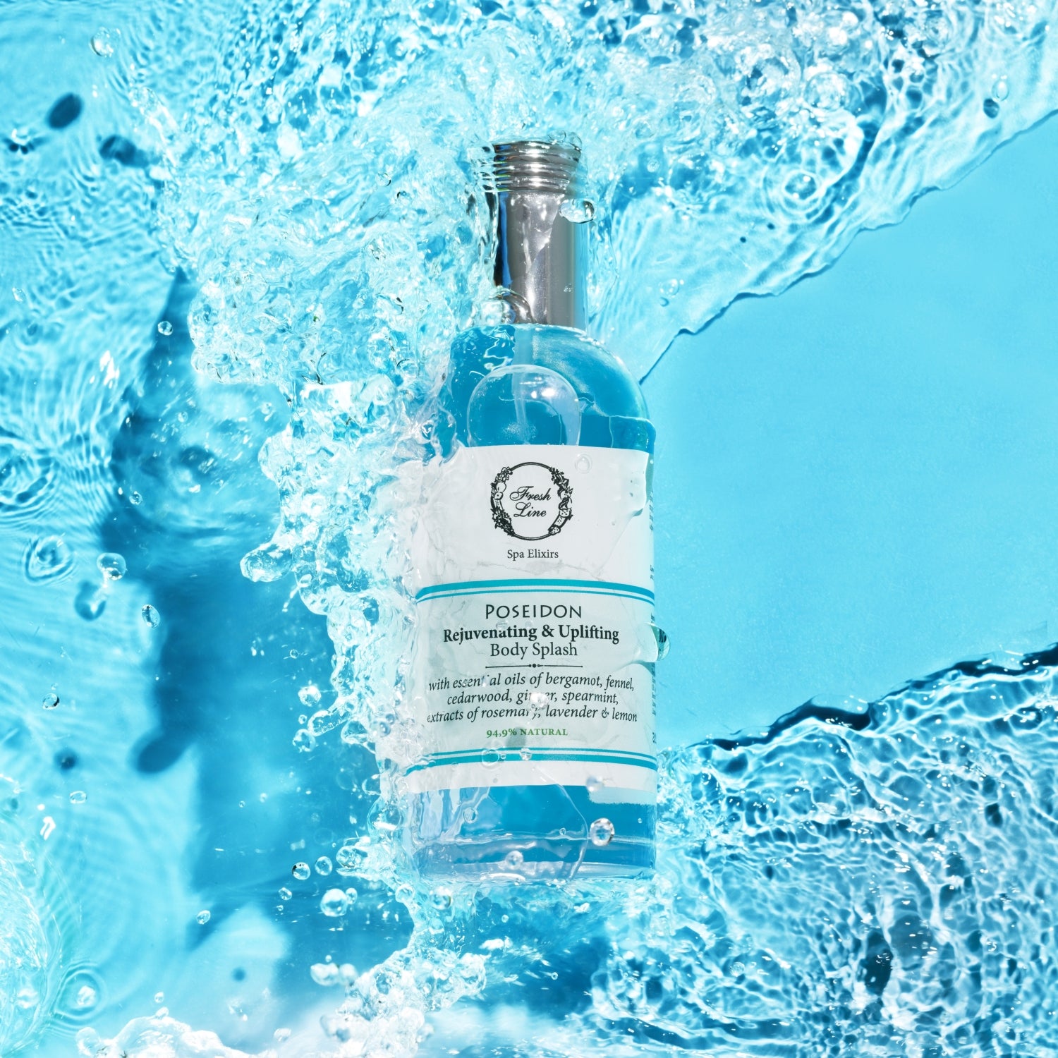 Ποσειδώνας Body Splash για Αναζωογόνηση & Τόνωση